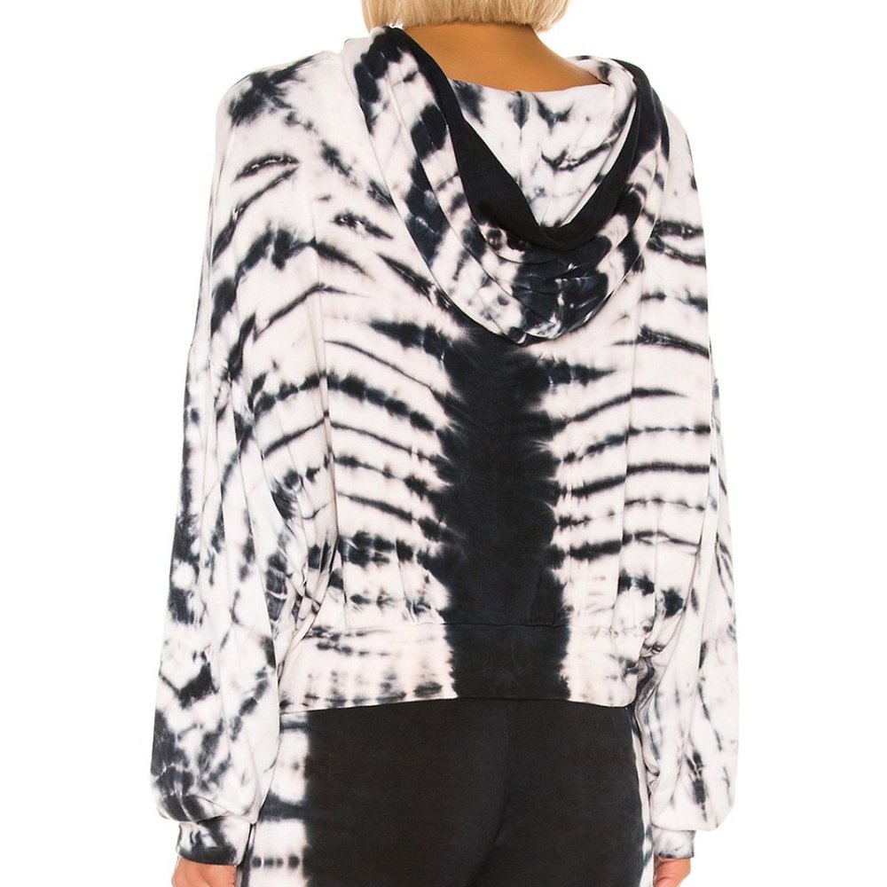 LNA NWT Women's Midnight Rapture RAPTURE Tie-Dye Hoodie, Size Medium